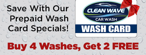Buy 4 Washes, Get 2 - Purchase Online by (clicking) here