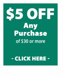 $5 OFF any purchase of $30 or more - Click here
