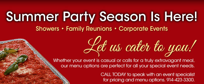 Summer Party Season is here! Let us cater to you!