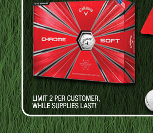 Callaway Chrome Soft Balls - Click Here to Order