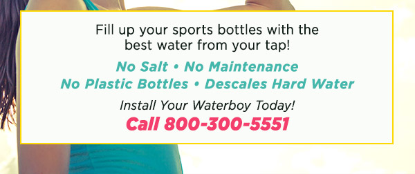 Fill up your sports bottles with the best water from your tap!