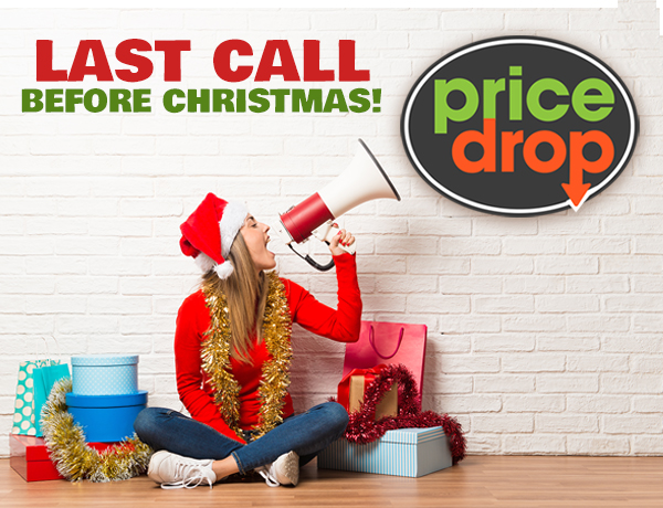 Price Drop-Last Call Before Christmas!