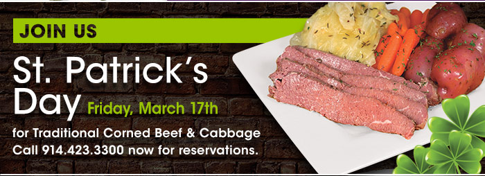 Join Us! St. Patrick's Day - Friday, March 17th